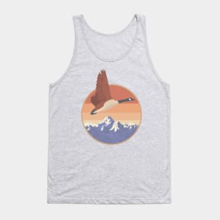 Sunset Goose Retro Tank Top